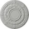 Ekena Millwork Dauphine Ceiling Medallion (Fits Canopies up to 13 1/4"), Hand-Painted Frost, 33 7/8"OD x 1 3/8"P CM33DAFRF - alternate 1